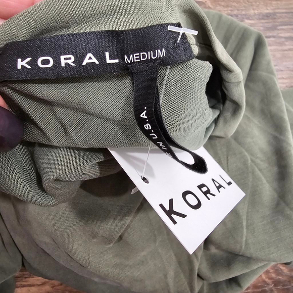 Koral Defend Cupro Plus Long Sleeve Shirt In Green New sz M - Picture 3 of 12